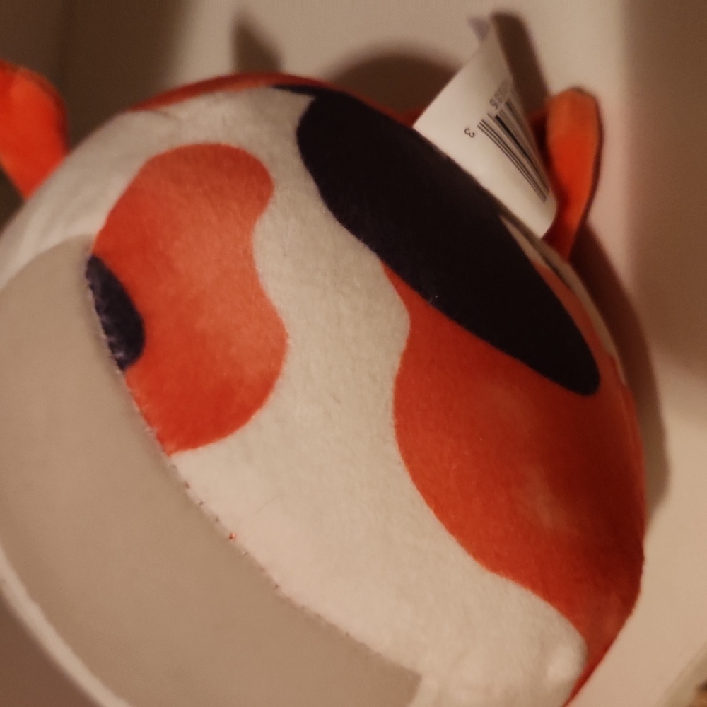 Squishmellow Cute Small Orange and White Koi Fish Plush Toy - Picture 5 of 7